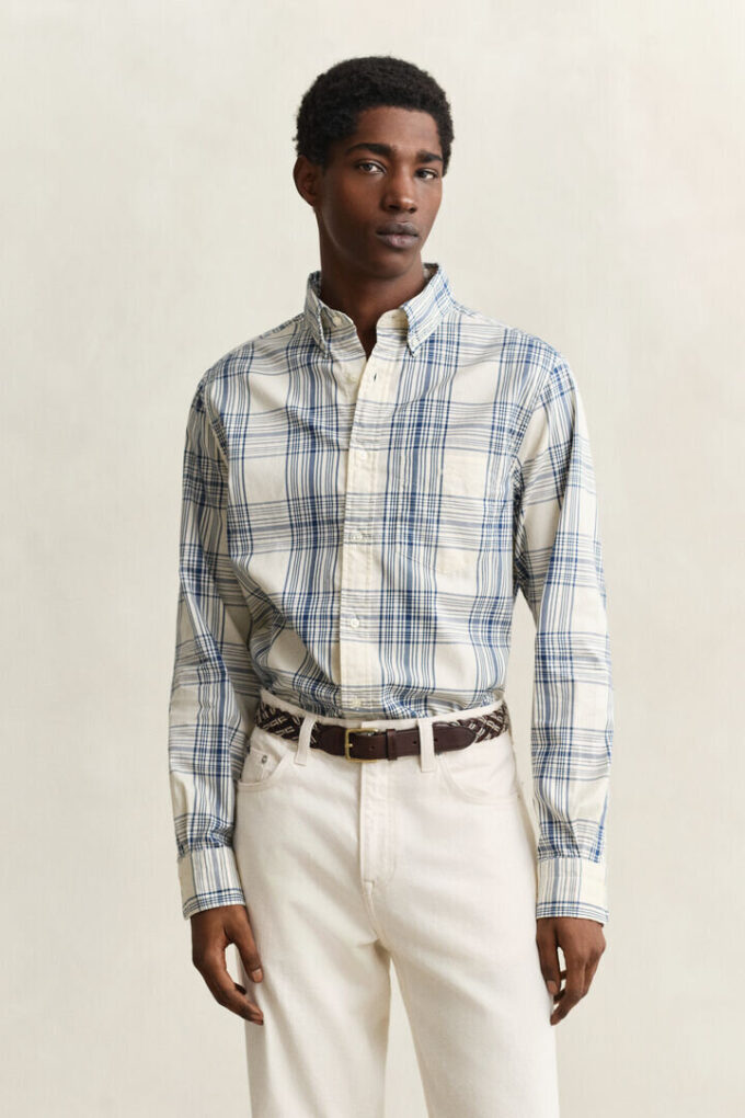 Regular Fit Checked Dreamy Oxford Shirt Regular Fit Checked Dreamy Oxford Shirt