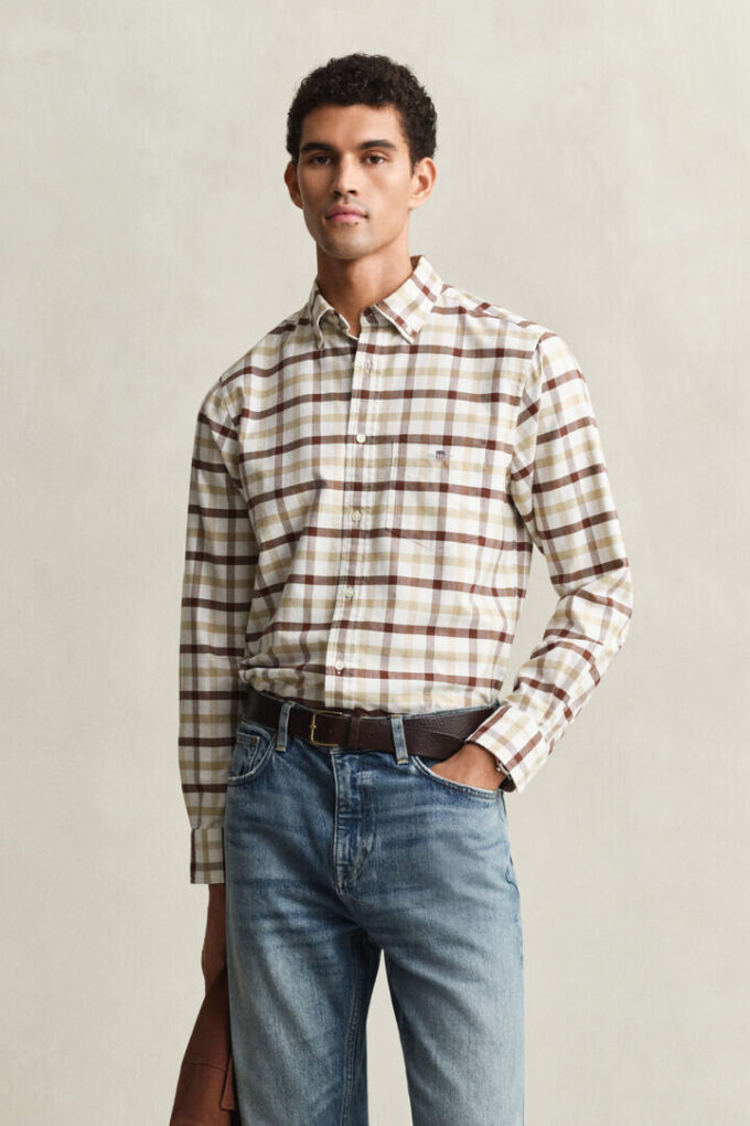 Regular Fit Checked Oxford Shirt Regular Fit Checked Oxford Shirt