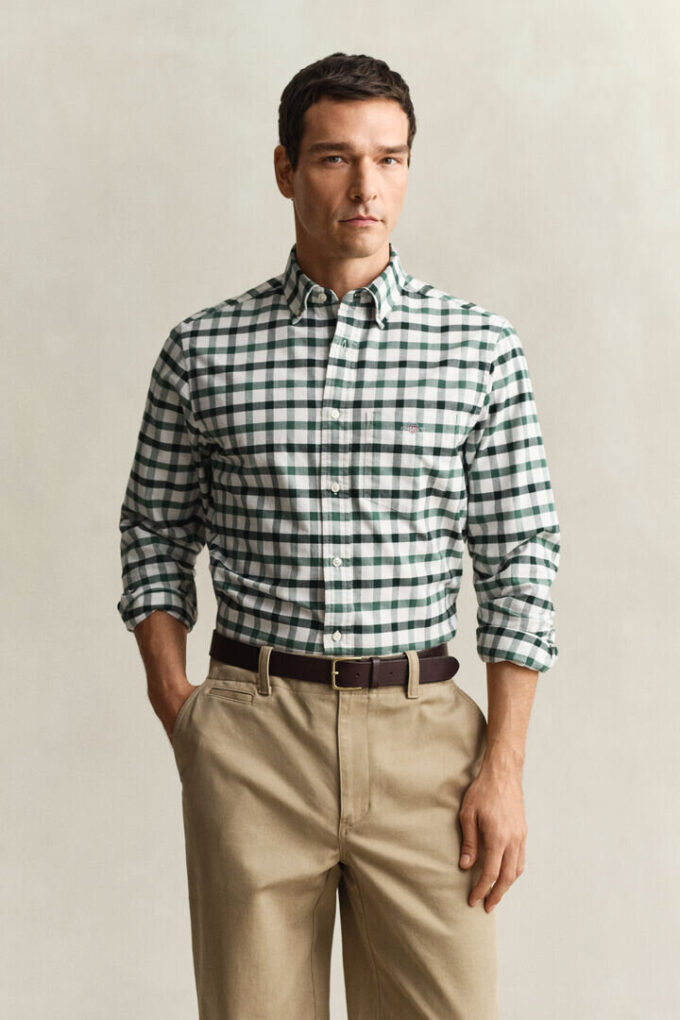 Regular Fit Checked Oxford Shirt Regular Fit Checked Oxford Shirt