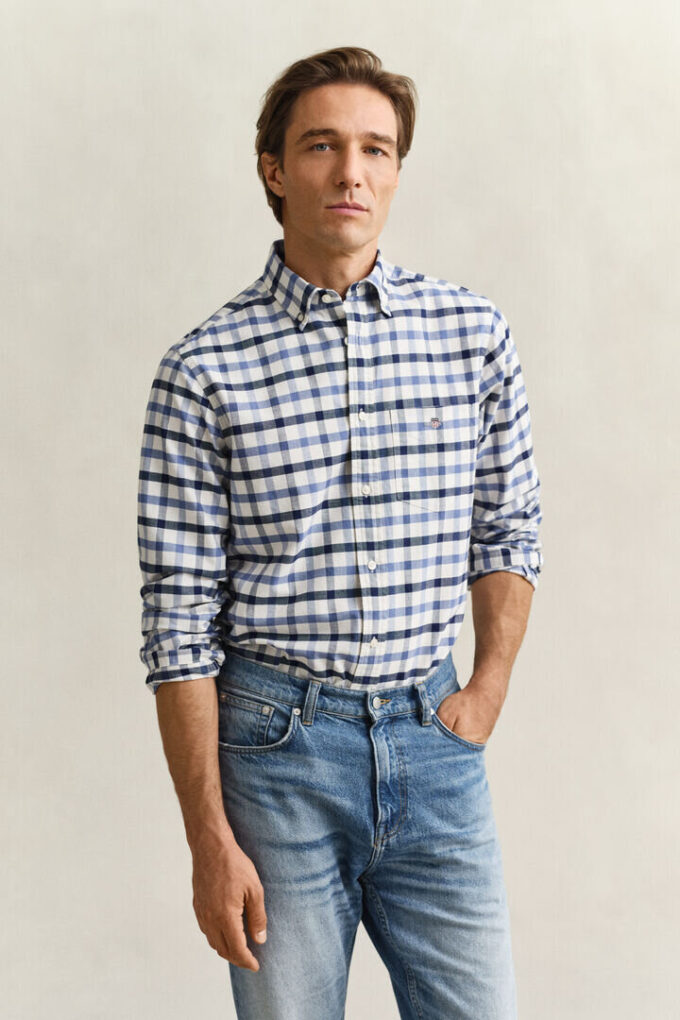 Regular Fit Checked Oxford Shirt Regular Fit Checked Oxford Shirt
