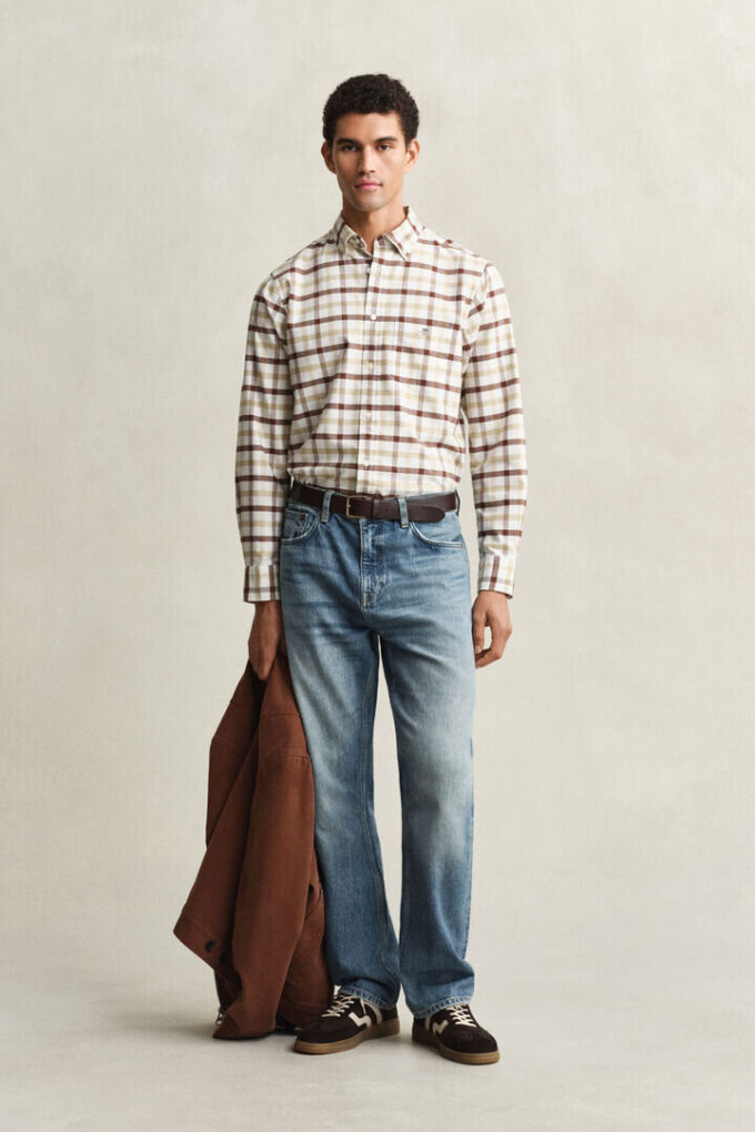 Regular Fit Checked Oxford Shirt Regular Fit Checked Oxford Shirt