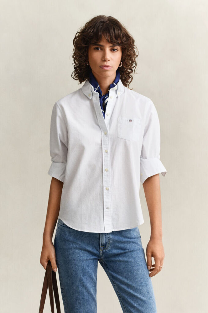 Regular Fit Classic Striped Oxford Shirt Regular Fit Classic Striped Oxford Shirt