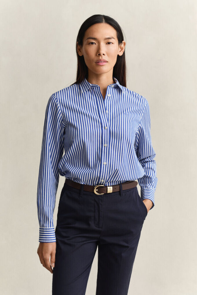 Regular Fit Classic Striped Poplin Shirt Regular Fit Classic Striped Poplin Shirt