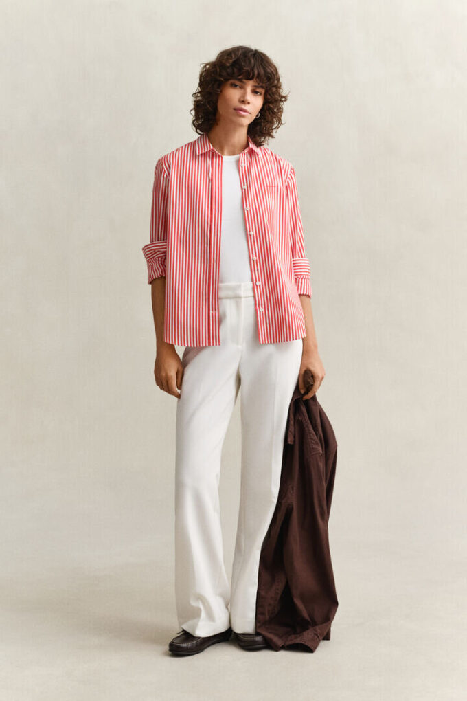 Regular Fit Classic Striped Poplin Shirt Regular Fit Classic Striped Poplin Shirt