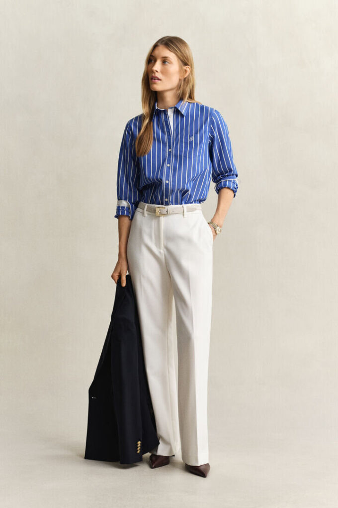 Regular Fit Classic Striped Poplin Shirt Regular Fit Classic Striped Poplin Shirt