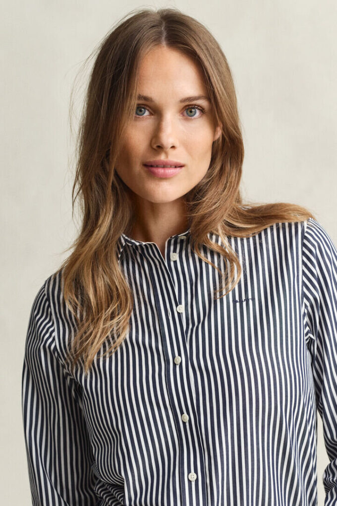 Regular Fit Classic Striped Poplin Shirt Regular Fit Classic Striped Poplin Shirt