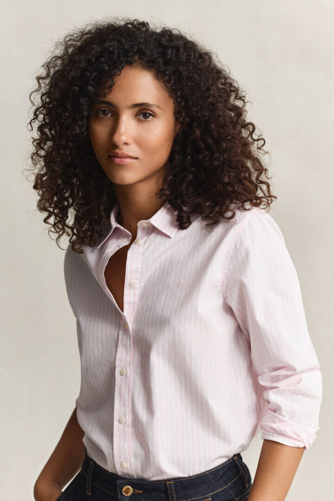 Regular Fit Classic Striped Poplin Shirt Regular Fit Classic Striped Poplin Shirt