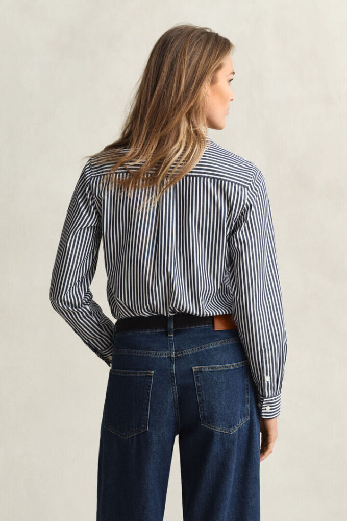 Regular Fit Classic Striped Poplin Shirt Regular Fit Classic Striped Poplin Shirt