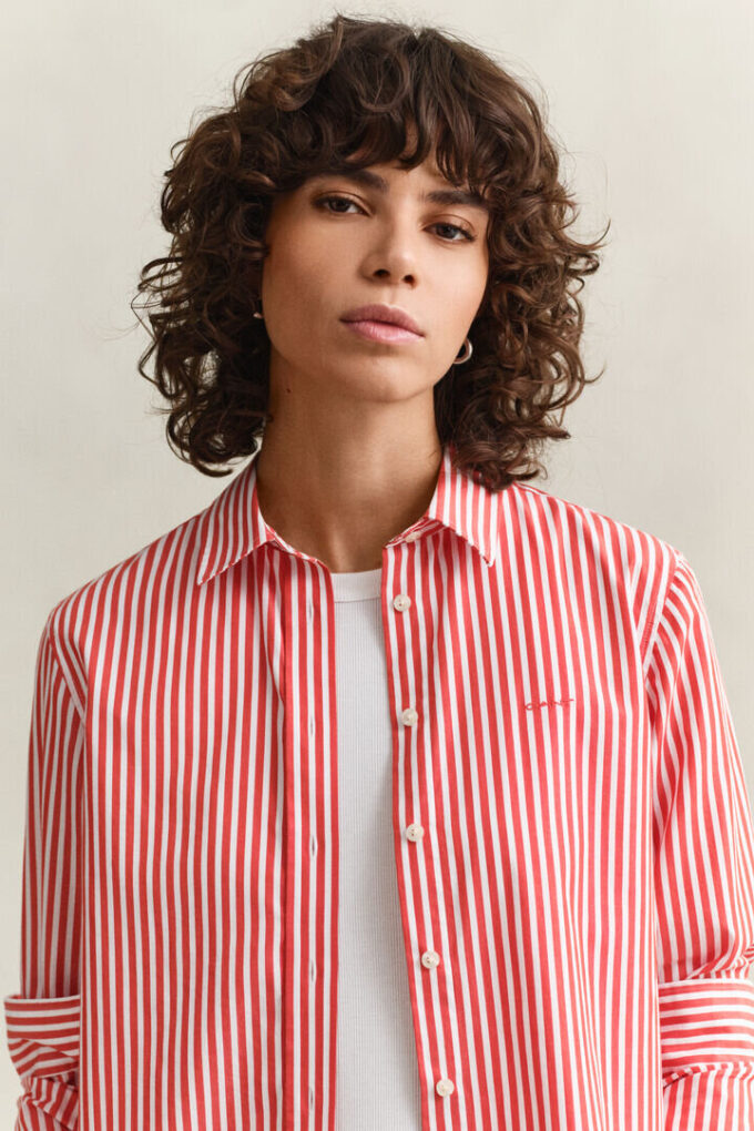 Regular Fit Classic Striped Poplin Shirt Regular Fit Classic Striped Poplin Shirt