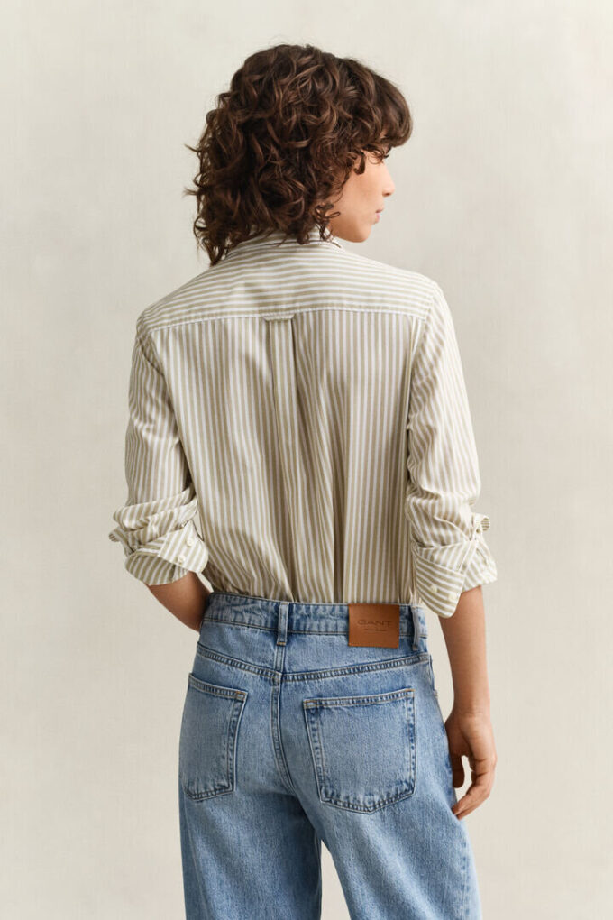 Regular Fit Classic Striped Poplin Shirt Regular Fit Classic Striped Poplin Shirt