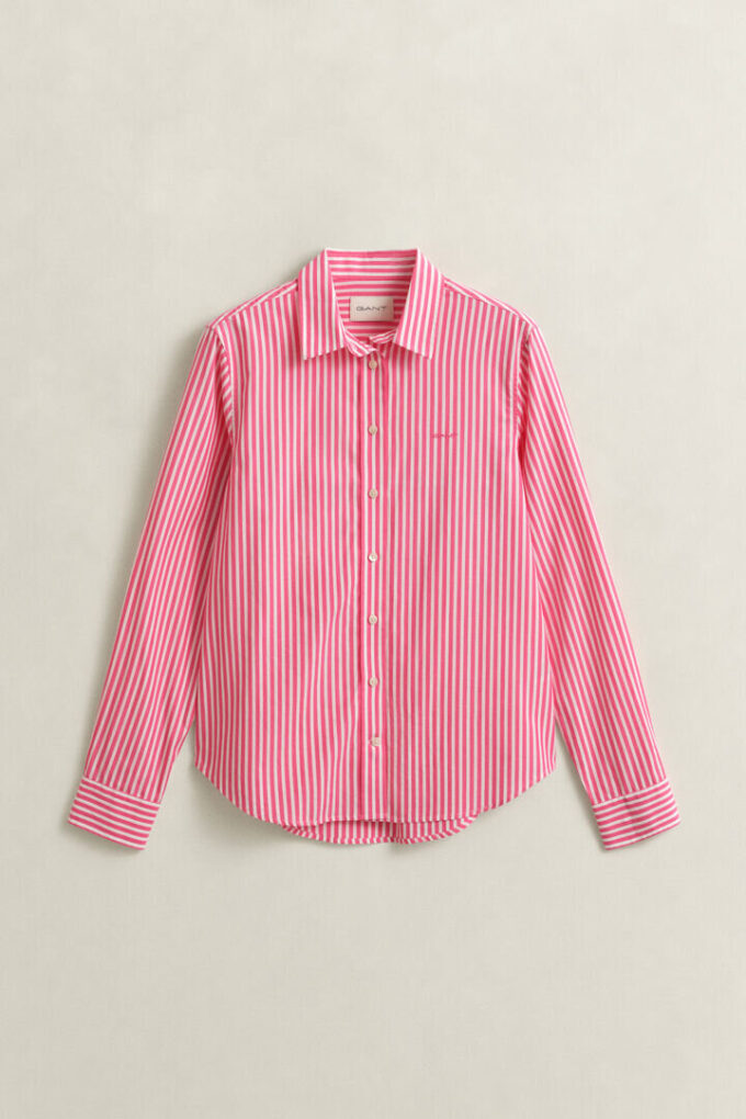 Regular Fit Classic Striped Poplin Shirt Regular Fit Classic Striped Poplin Shirt