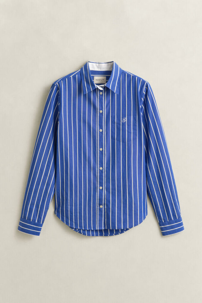 Regular Fit Classic Striped Poplin Shirt Regular Fit Classic Striped Poplin Shirt