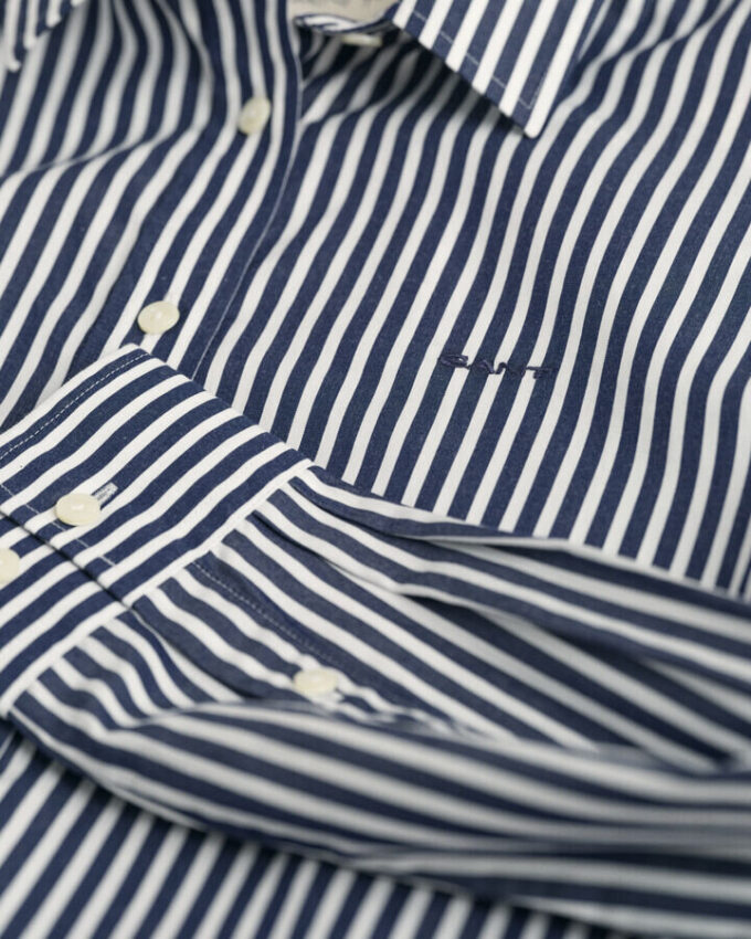 Regular Fit Classic Striped Poplin Shirt Regular Fit Classic Striped Poplin Shirt