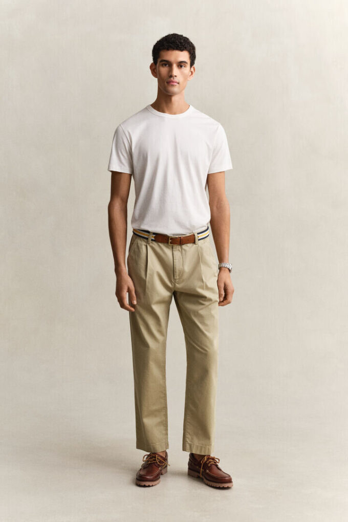 Regular Fit Cotton Twill Chinos