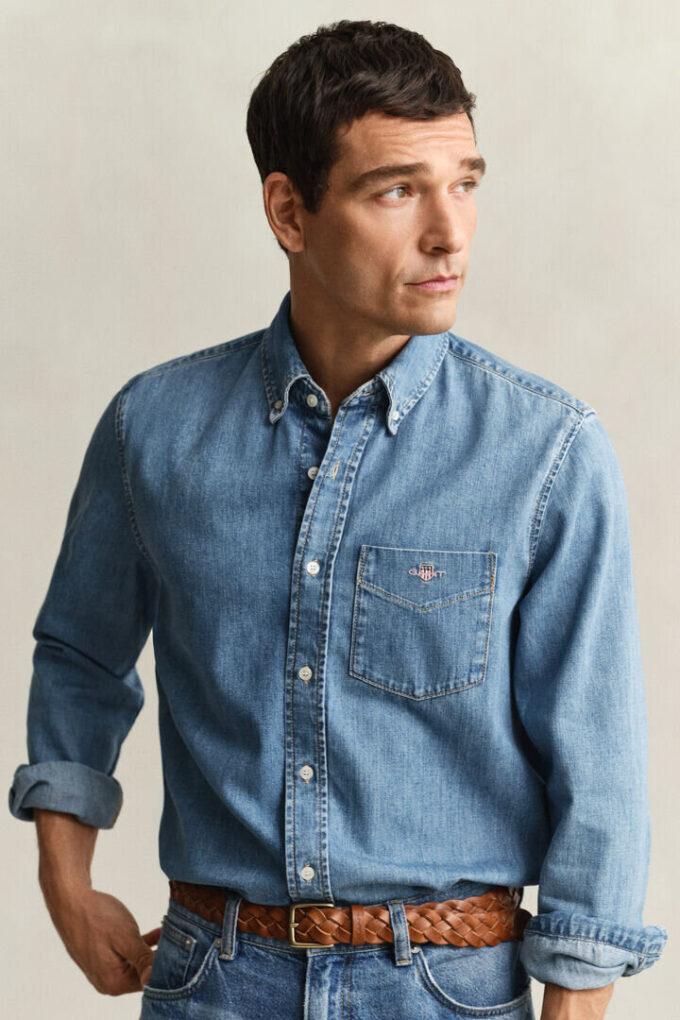 Regular Fit Denim Shirt Regular Fit Denim Shirt