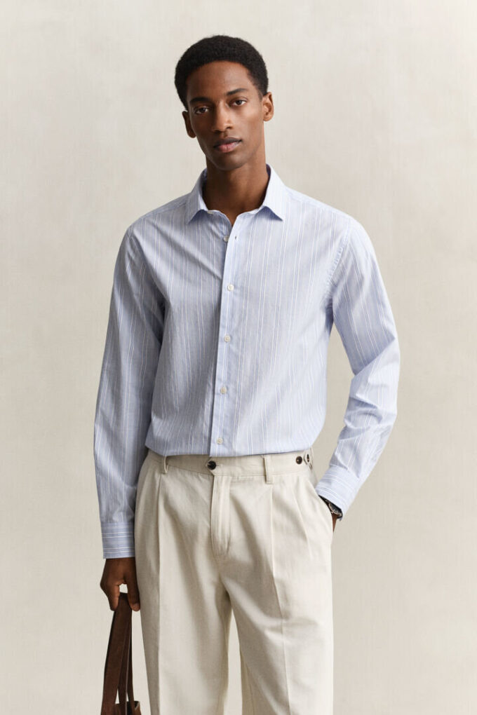Regular Fit Dobby Striped Shirt Regular Fit Dobby Striped Shirt
