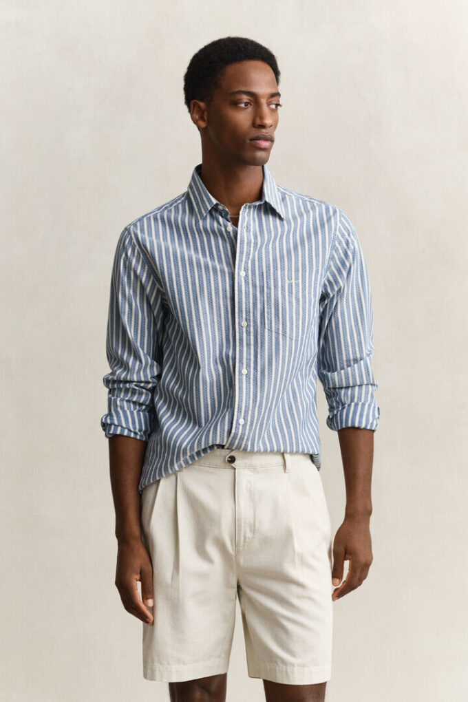 Regular Fit Dobby Striped Shirt Regular Fit Dobby Striped Shirt