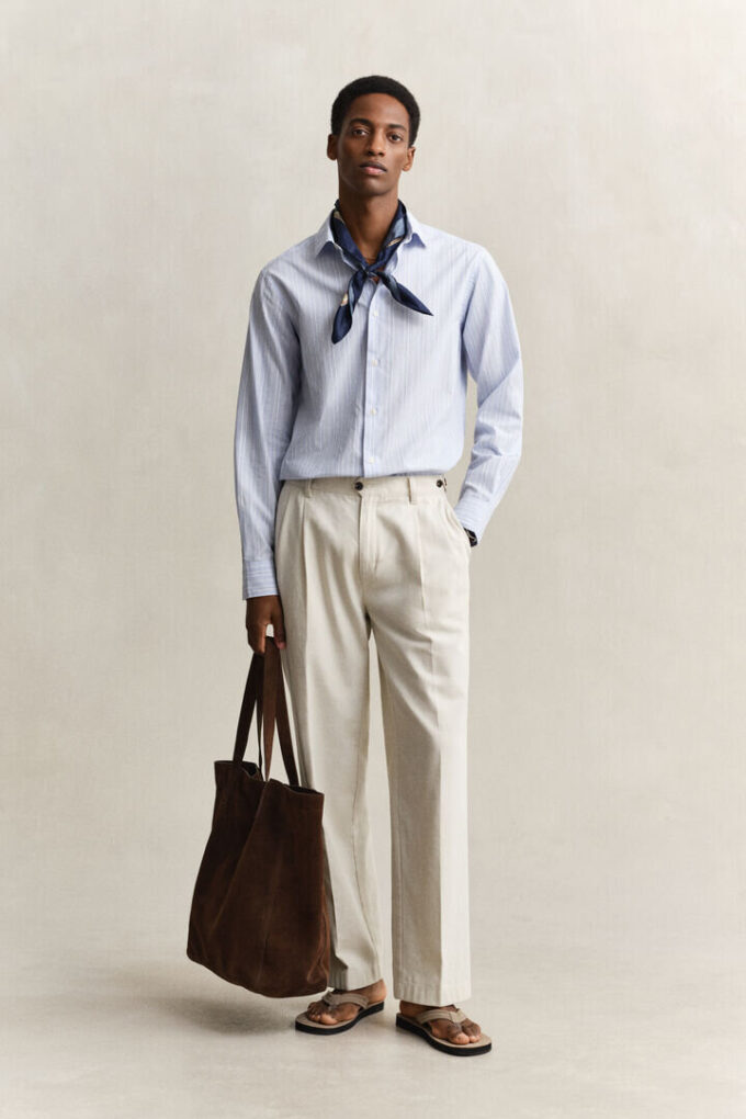 Regular Fit Dobby Striped Shirt Regular Fit Dobby Striped Shirt