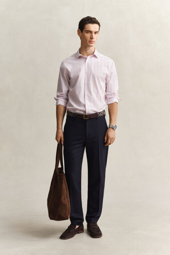 Regular Fit Dobby Striped Shirt Regular Fit Dobby Striped Shirt