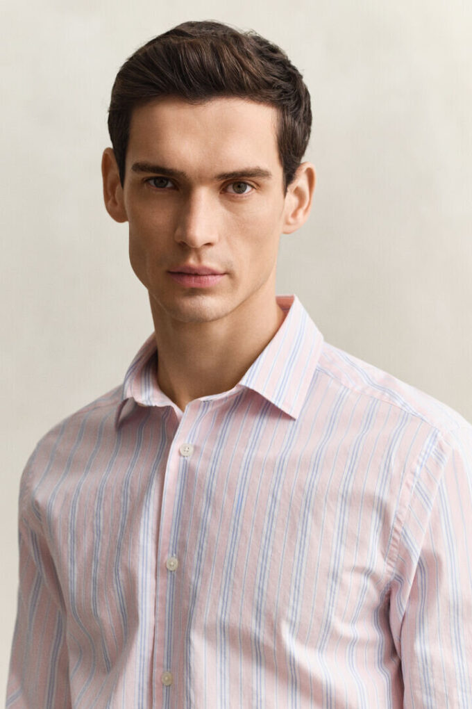 Regular Fit Dobby Striped Shirt Regular Fit Dobby Striped Shirt