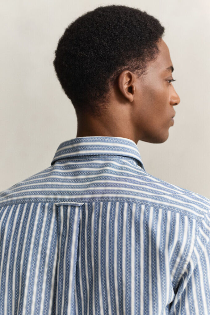 Regular Fit Dobby Striped Shirt Regular Fit Dobby Striped Shirt