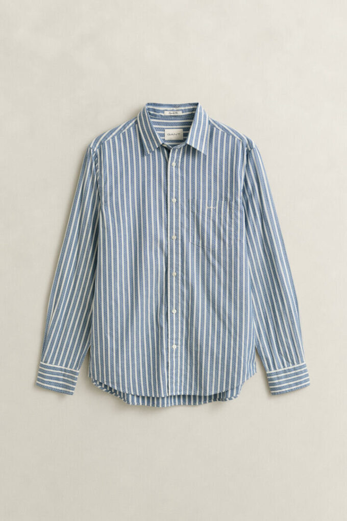 Regular Fit Dobby Striped Shirt Regular Fit Dobby Striped Shirt