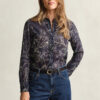 Regular Fit Floral Print Cotton Silk Shirt Regular Fit Floral Print Cotton Silk Shirt