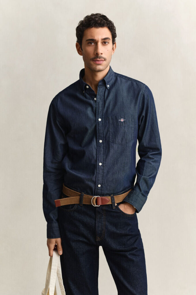 Regular Fit Indigo Shirt Regular Fit Indigo Shirt