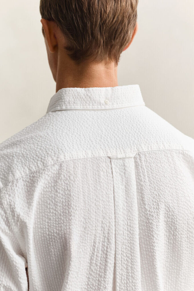 Regular Fit Seersucker Shirt Regular Fit Seersucker Shirt