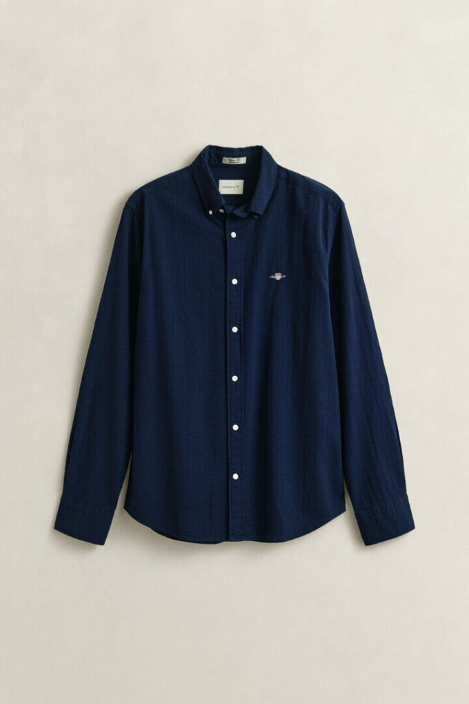 Regular Fit Seersucker Shirt Regular Fit Seersucker Shirt