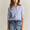 Regular Fit Striped Linen Shirt