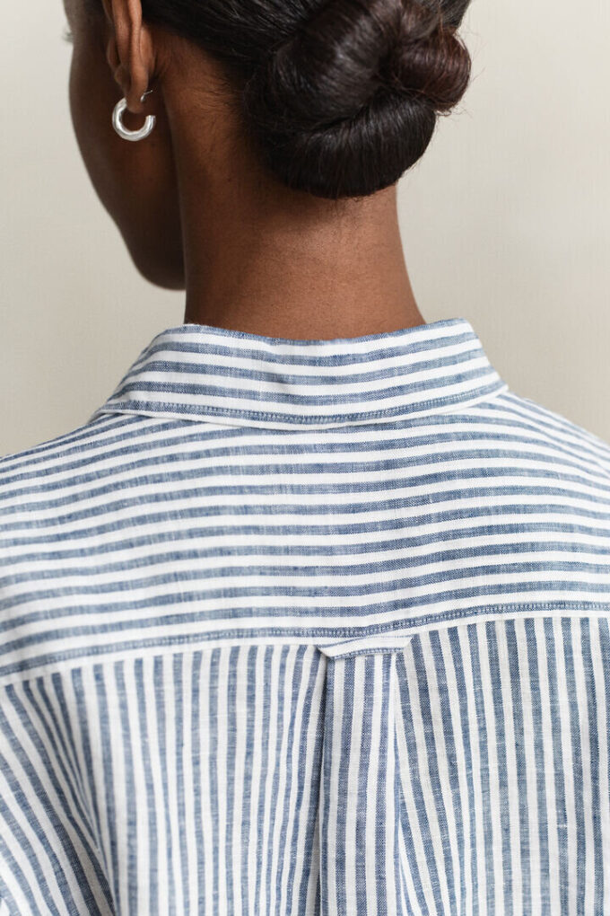 Regular Fit Striped Linen Shirt Regular Fit Striped Linen Shirt