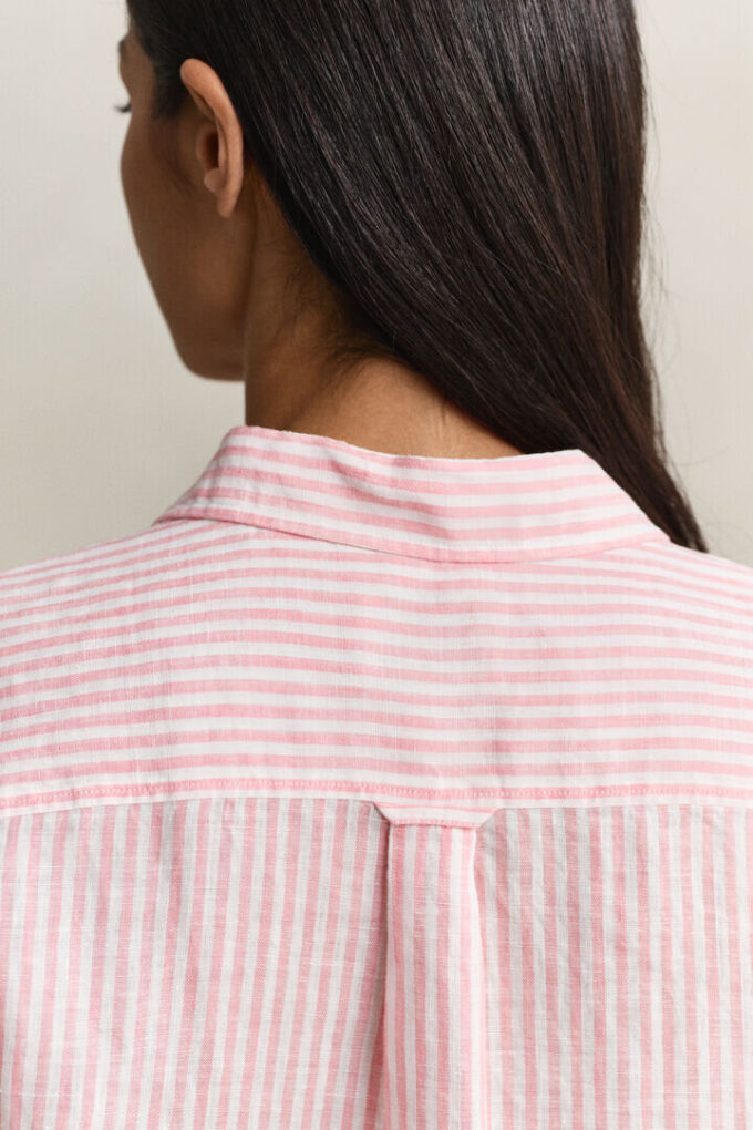 Regular Fit Striped Linen Shirt
