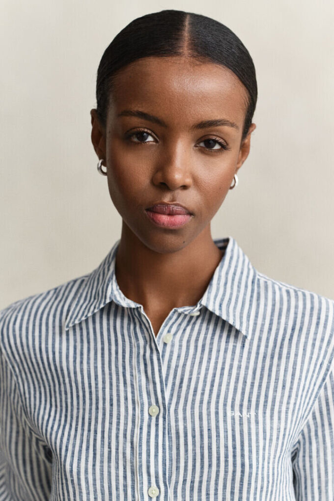 Regular Fit Striped Linen Shirt Regular Fit Striped Linen Shirt