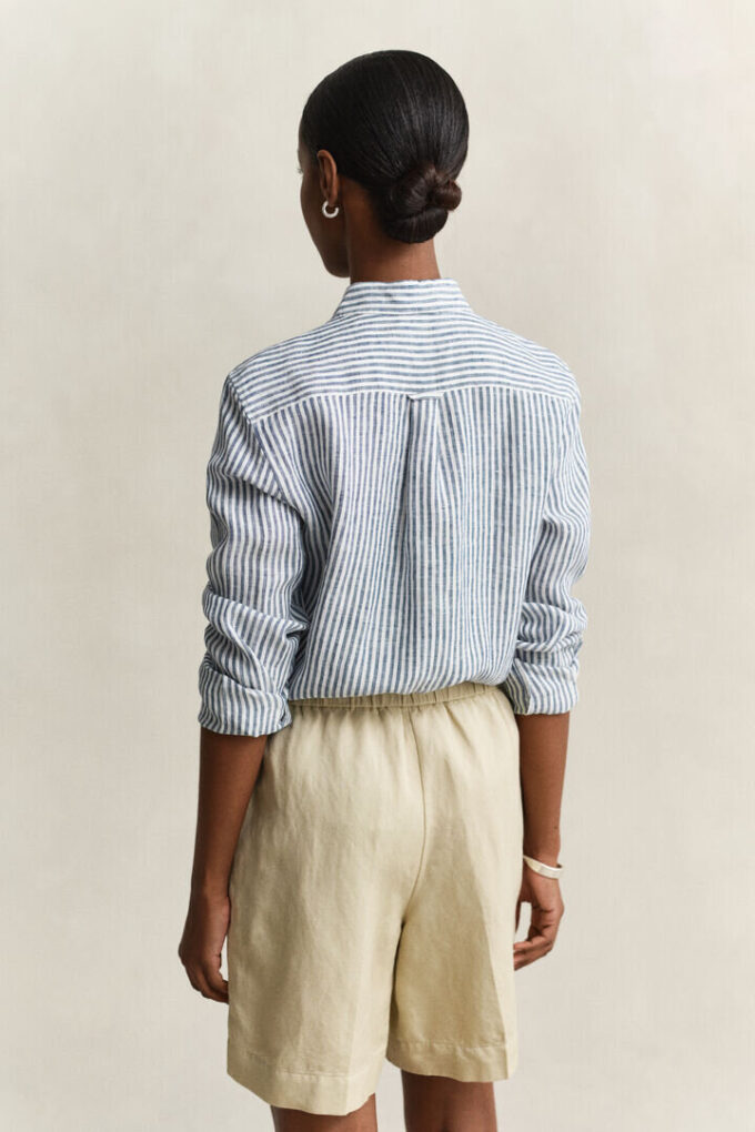 Regular Fit Striped Linen Shirt Regular Fit Striped Linen Shirt
