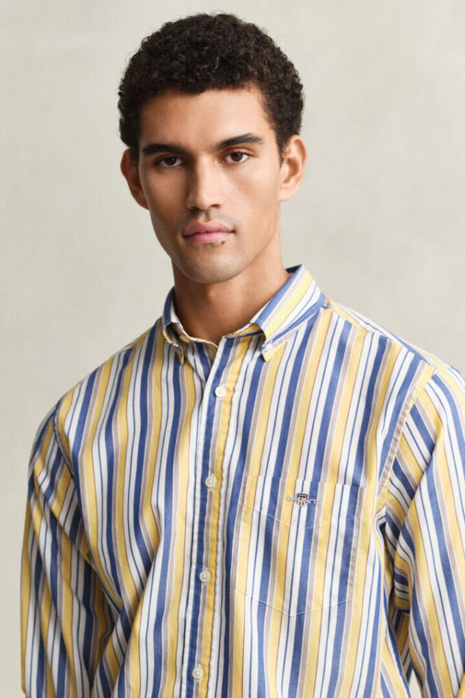 Regular Fit Striped Poplin Shirt Regular Fit Striped Poplin Shirt