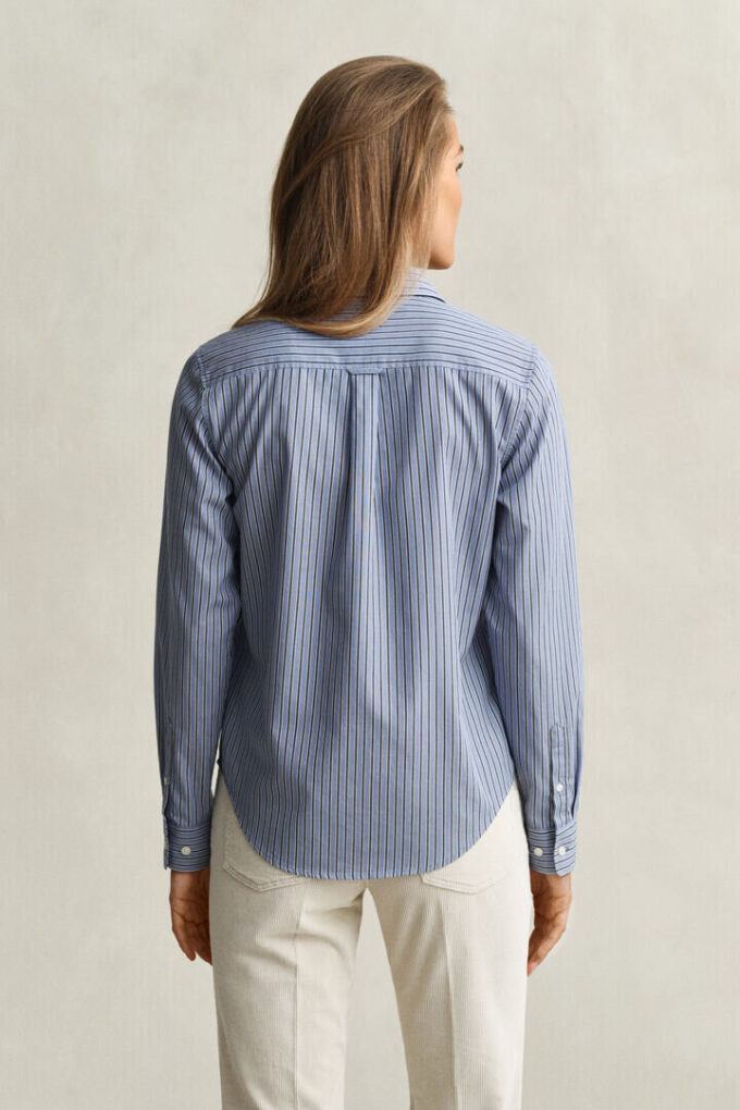 Regular Fit Striped Poplin Shirt Regular Fit Striped Poplin Shirt
