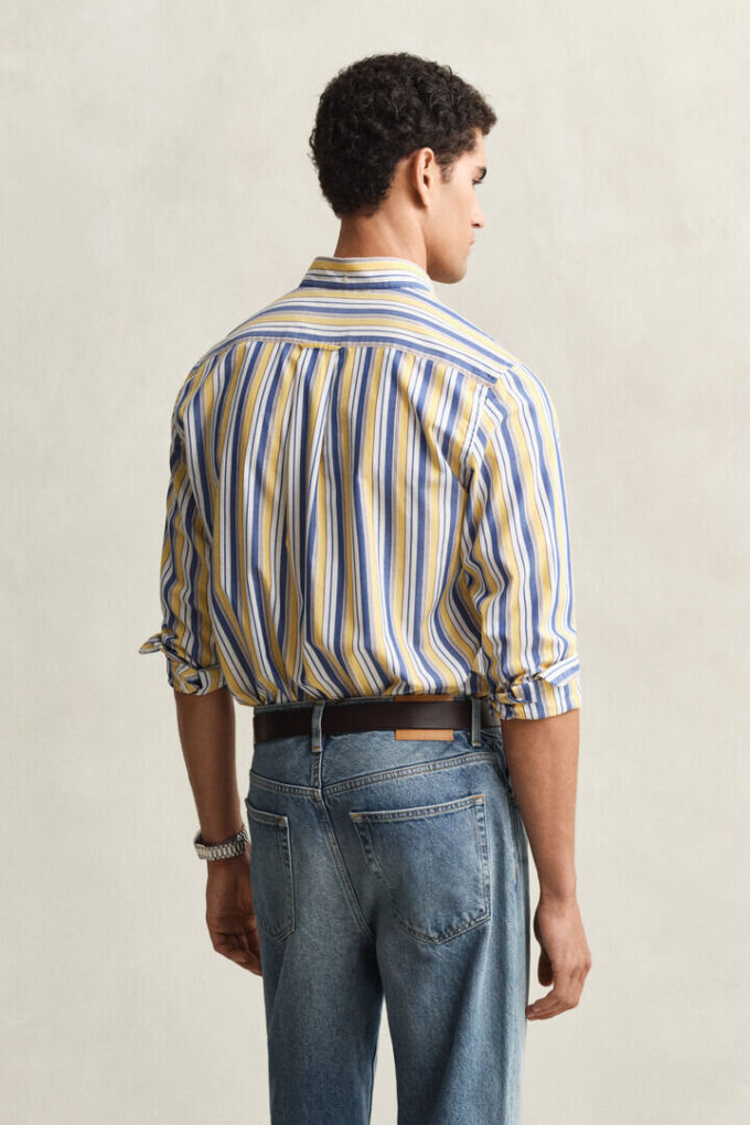 Regular Fit Striped Poplin Shirt Regular Fit Striped Poplin Shirt