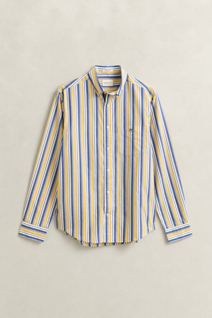 Regular Fit Striped Poplin Shirt Regular Fit Striped Poplin Shirt