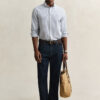 Regular Fit Striped Seersucker Shirt Regular Fit Striped Seersucker Shirt