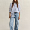 Relaxed Fit Classic Striped Poplin Shirt Relaxed Fit Classic Striped Poplin Shirt