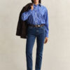 Relaxed Fit Classic Striped Poplin Shirt Relaxed Fit Classic Striped Poplin Shirt