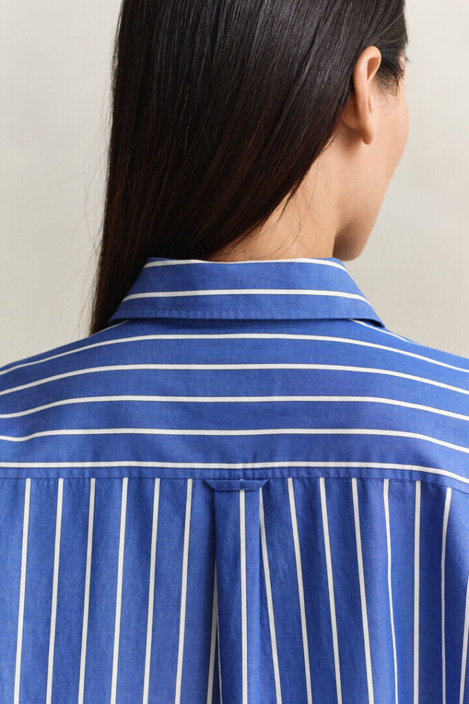Relaxed Fit Classic Striped Poplin Shirt Relaxed Fit Classic Striped Poplin Shirt