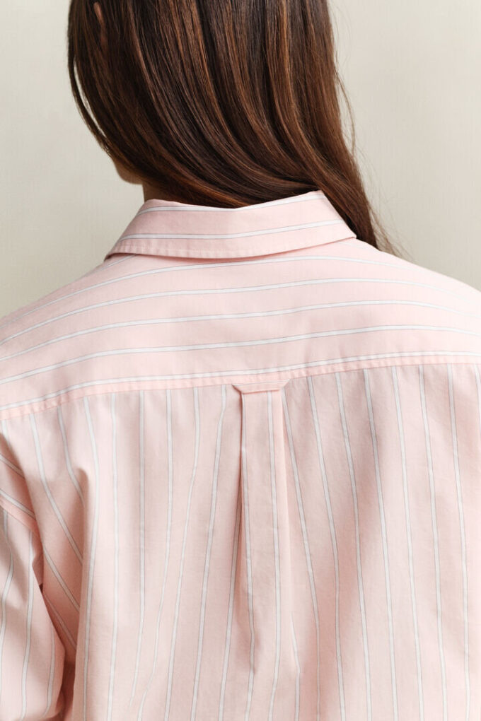 Relaxed Fit Classic Striped Poplin Shirt Relaxed Fit Classic Striped Poplin Shirt