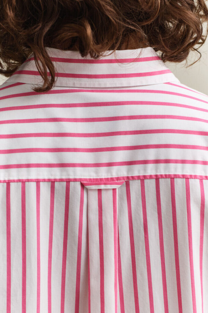 Relaxed Fit Classic Striped Poplin Shirt Relaxed Fit Classic Striped Poplin Shirt