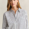 Relaxed Fit Classic Striped Poplin Shirt Relaxed Fit Classic Striped Poplin Shirt