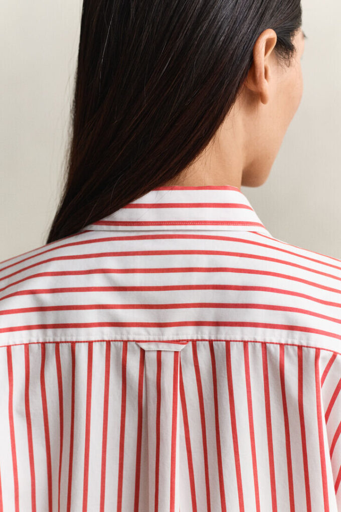 Relaxed Fit Classic Striped Poplin Shirt Relaxed Fit Classic Striped Poplin Shirt