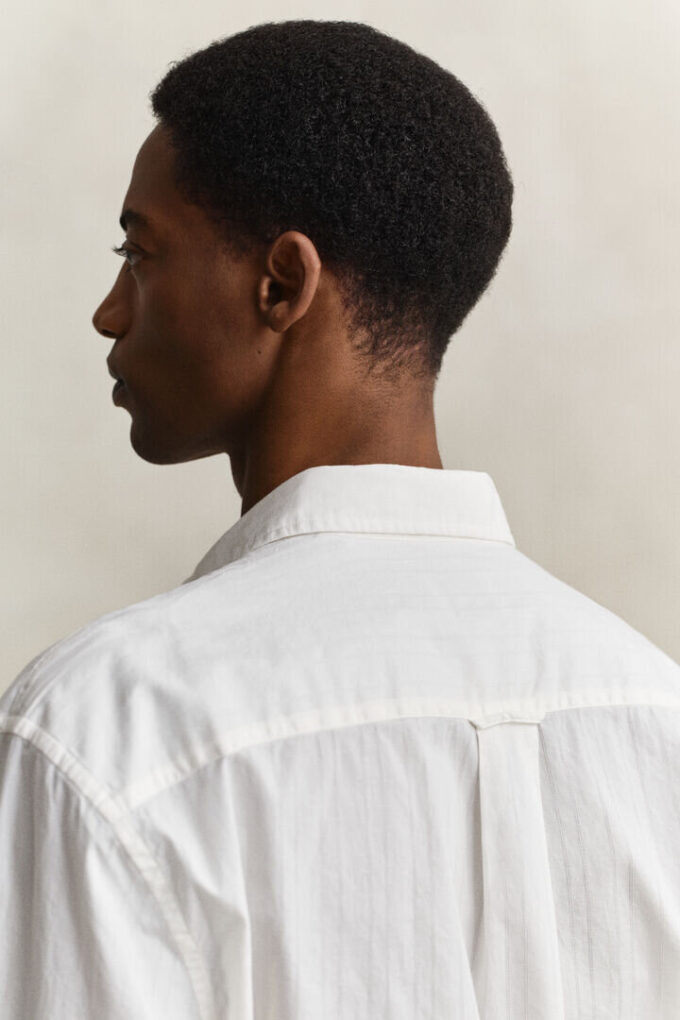 Relaxed Fit Dobby Striped Shirt Relaxed Fit Dobby Striped Shirt