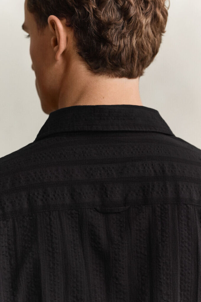 Relaxed Fit Dobby Striped Shirt Relaxed Fit Dobby Striped Shirt