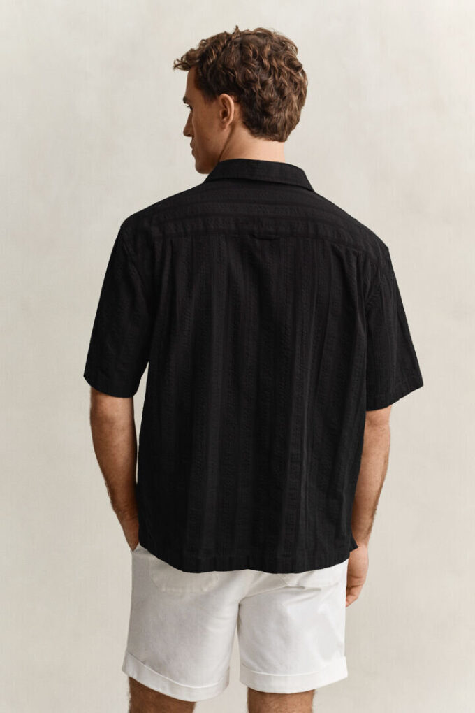 Relaxed Fit Dobby Striped Shirt Relaxed Fit Dobby Striped Shirt